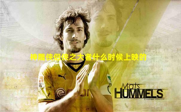 神雕侠侣侠之大者什么时候上映的